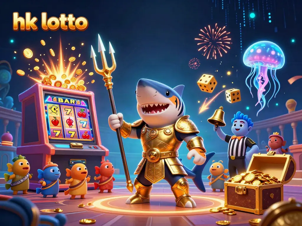 Mengikuti pengeluaran hk lotto hari ini dengan ilustrasi 3D kucing hiu yang mengesankan dan elemen kasino yang penuh warna.