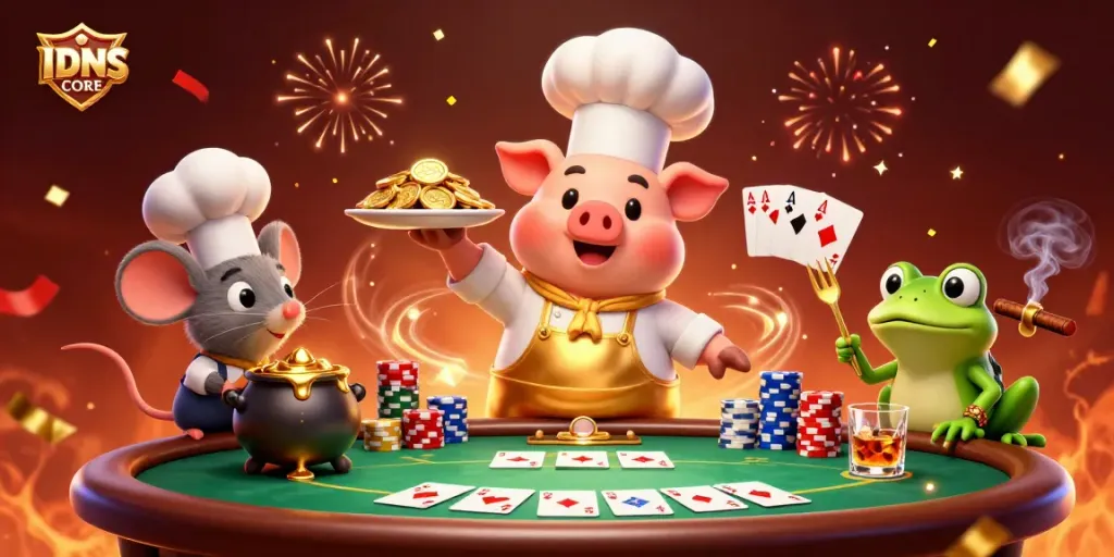 Engage with IDNSCORE for thrilling casino experiences featuring gold coins and exciting poker action.
