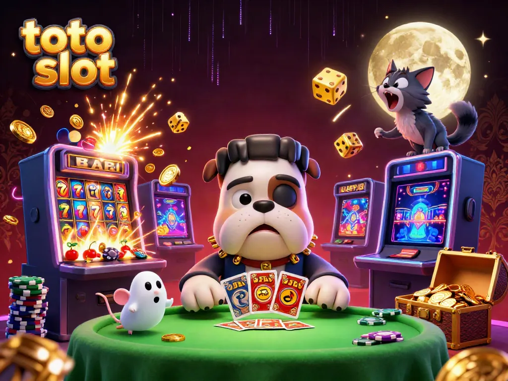 Experience excitement at toto slot with thrilling card play and rich slot gameplay in a festive casino atmosphere.
