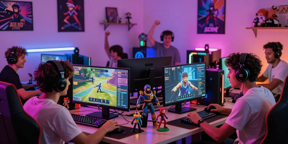 Engaging Discord community scene showcasing gamers on discordtree.com interacting in virtual gameplay.