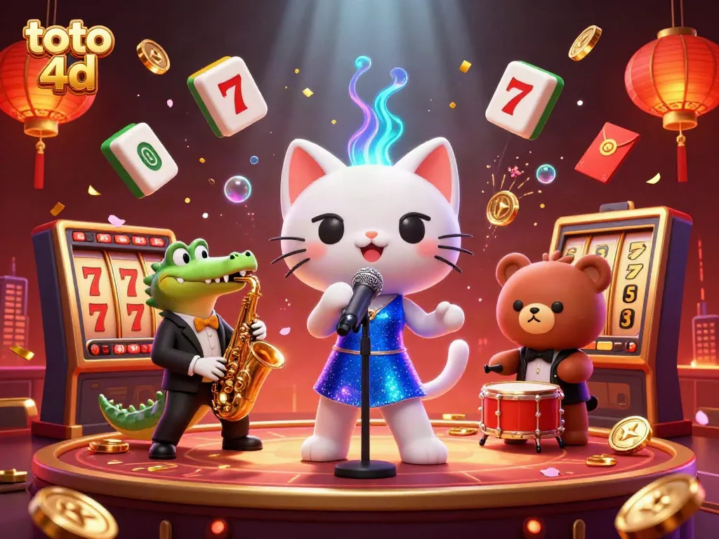 Menangkan toto 4D dengan gambar kartun 3D yang meriah di kasino