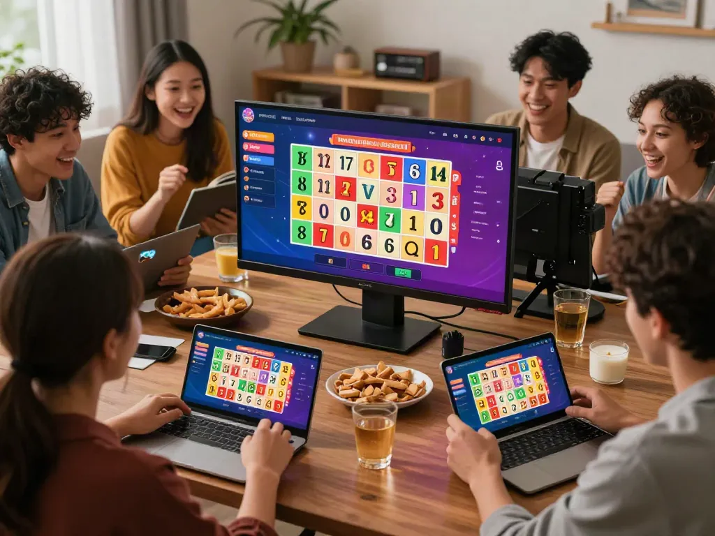 Pengguna AHHA4D bersenang-senang bermain Toto Lotto 4D di perangkat mereka.