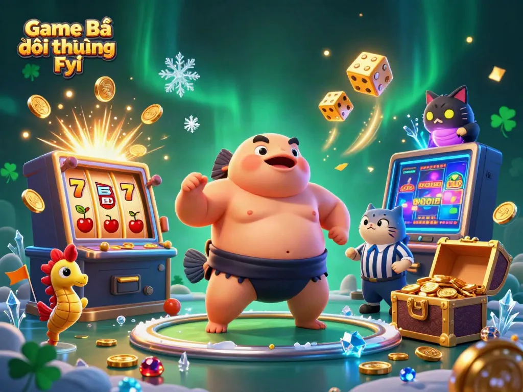 Experience thrilling wins with Game Bài Đổi Thưởng Fyi, featuring a dynamic casino underwater scene.