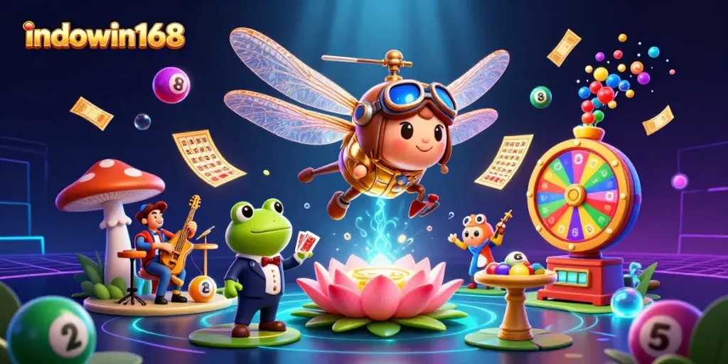 Play the exciting games at indowin168 with vibrant visuals, dynamic lottery elements, and fascinating characters.
