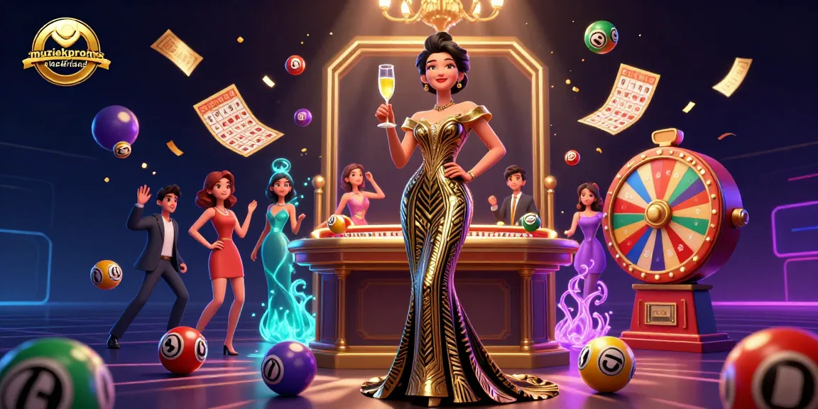 Engage with muzikpromo-nederland through vibrant lottery-themed casino illustration.