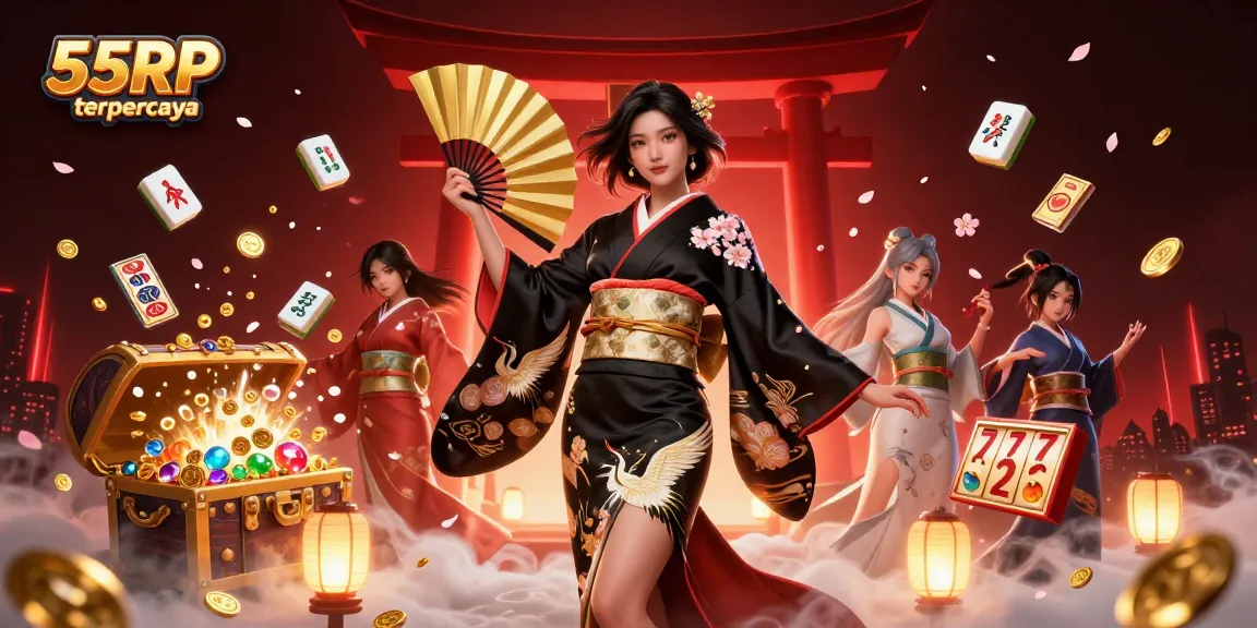 Terlibatlah dengan 55RP terpercaya untuk pengalaman kasino premium yang menampilkan permainan slot dan visual dinamis.