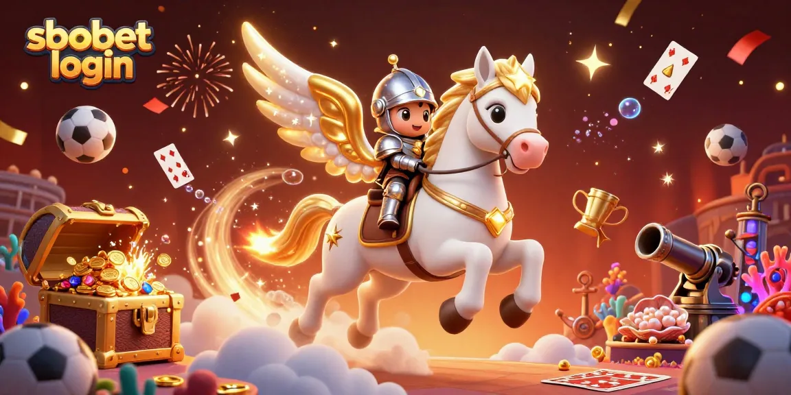 Experience the thrill of sbobet login as you embark on an exciting betting adventure with colorful elements.
