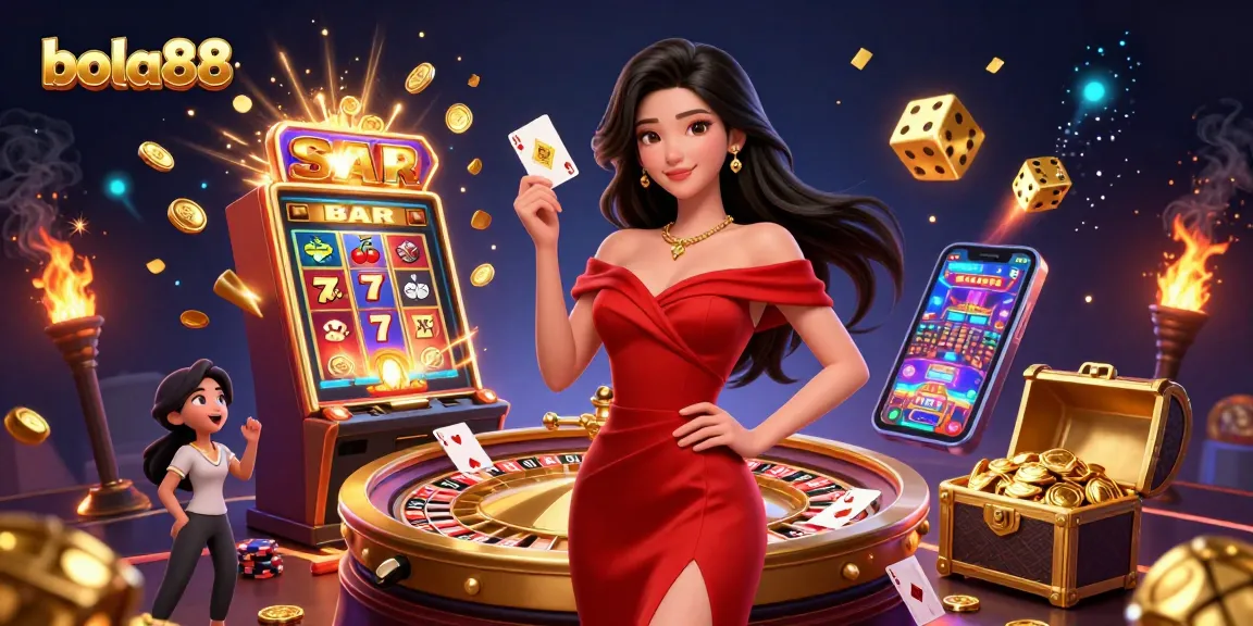 Bola88 players winning with thrilling slot games and a stunning casino atmosphere