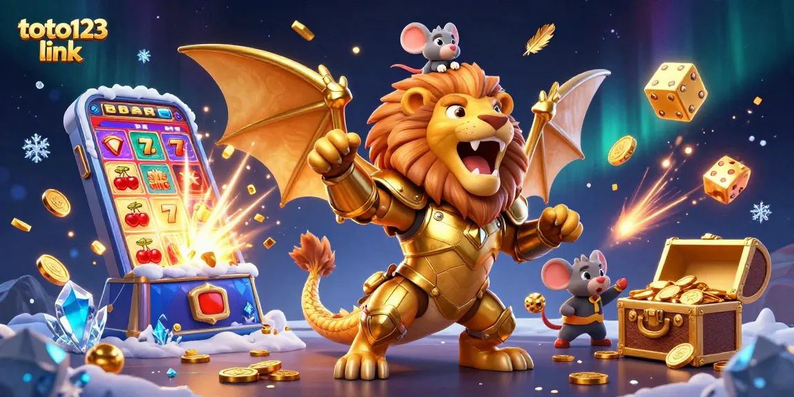 Experience the excitement of winning with the toto123 link at a vibrant casino scene.