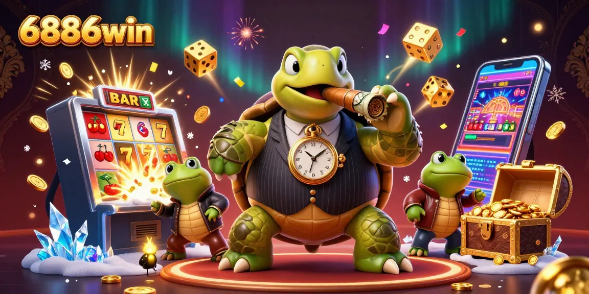 Engage with 6886win's thrilling jackpot adventures in this vibrant casino scene.