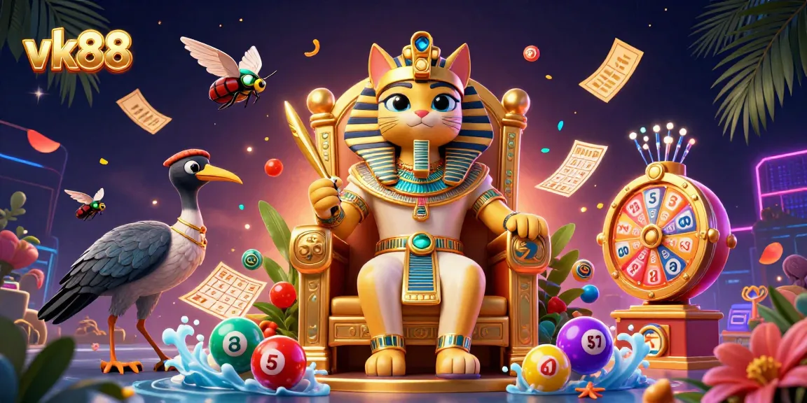 Win dazzling prizes playing vk88 with vibrant lottery balls and festive game elements!