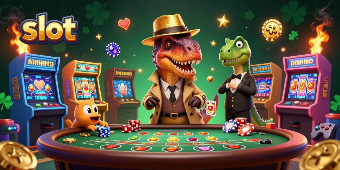 Spin at the exciting slot table alongside a clever velociraptor card counter and suspicious pit boss.