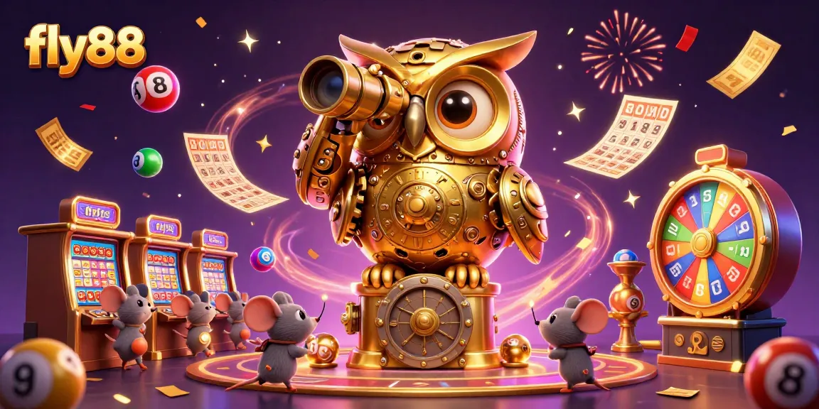 Engage with the excitement of fly88 featuring a rich casino scene infused with vibrant lottery elements.