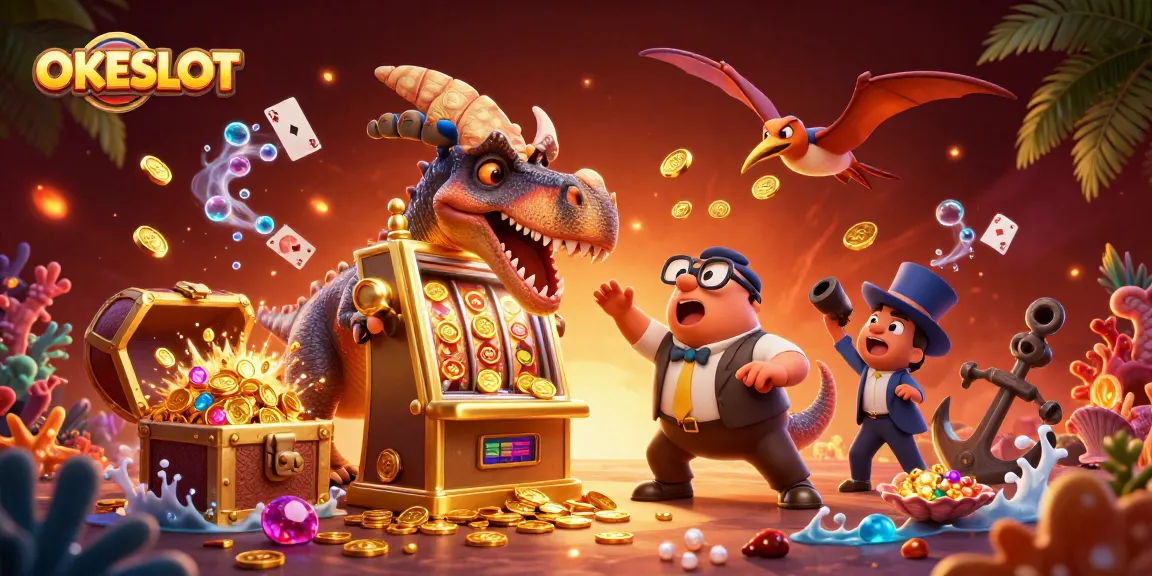 OKESLOT menawarkan pengalaman menang di mesin slot dengan jackpot emas dalam ilustrasi menarik.
