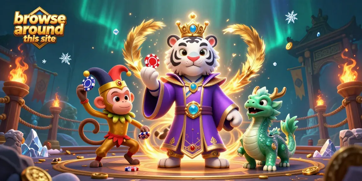 Engage with the vibrant world of gambling as you browse around this site featuring exciting 3D characters.