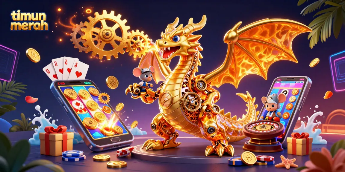 Timunmerah menghadirkan permainan slot interaktif dengan visual naga yang menarik.