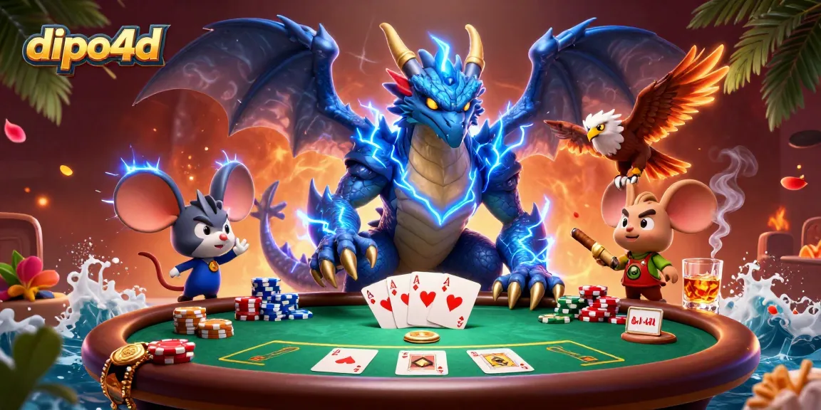 Engage with the dipo4d fantasy, featuring electrifying characters in an intense poker setting.