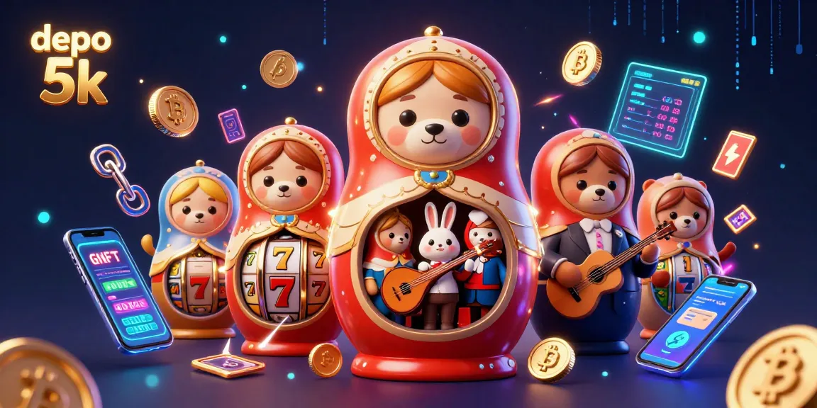 Play slots featuring depo 5k with unique animated casino elements and engaging characters