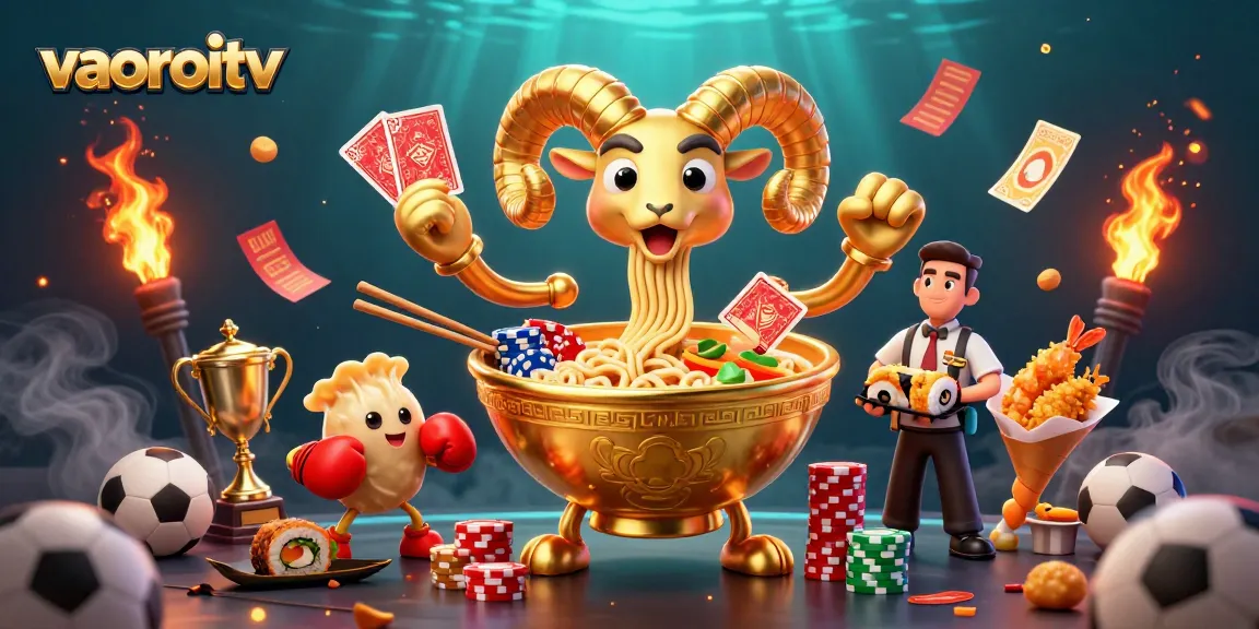 Experience the excitement of vaoroitv with dynamic sports betting action in a rich 3D illustration.