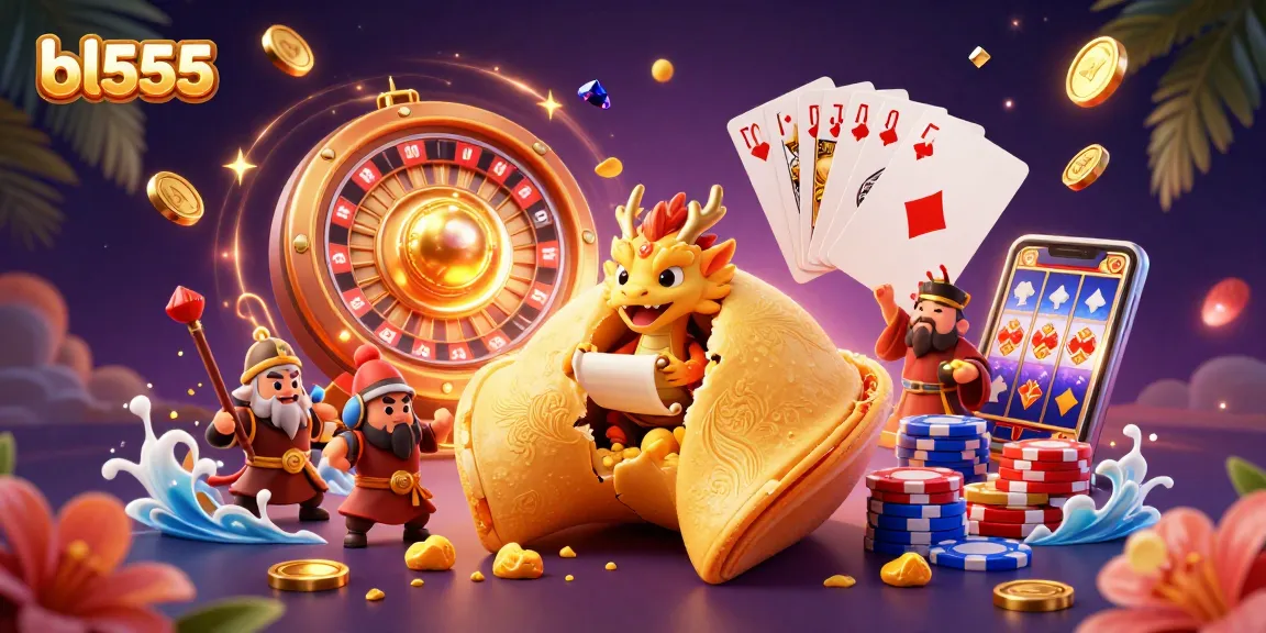 Experience thrilling gameplay with bl555 in a vibrant casino-themed scene featuring gold and luxury.