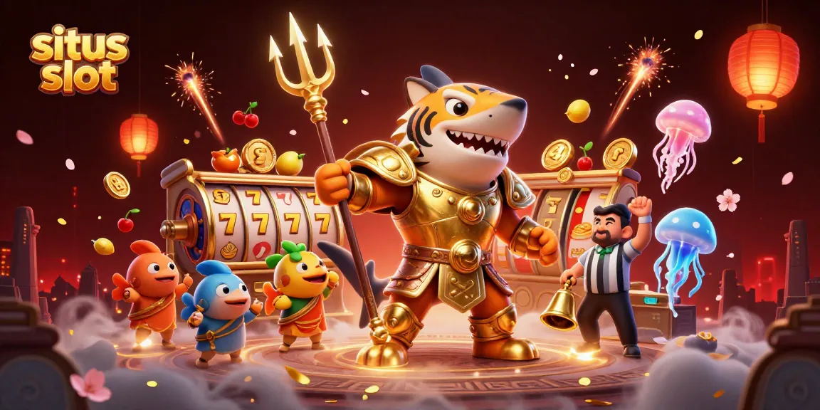 Menggandakan kesenangan di situs slot dengan lautan slot yang penuh kemenangan dan suasana ramai.