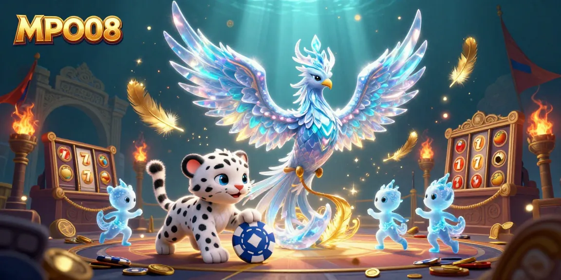 MPO08 delivers excitement with a dazzling ice phoenix, dynamic slot elements, and lively sprites.
