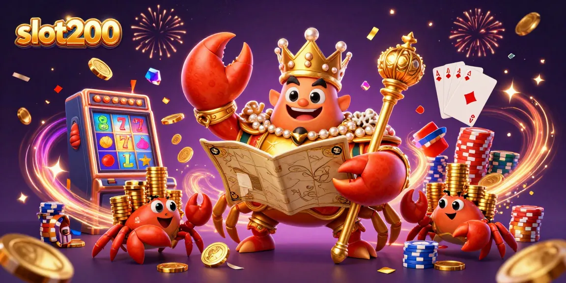 Mengguncang slot200 dengan kepiting emas yang megah dan permainan slot, simpan kemenangan besar Anda!