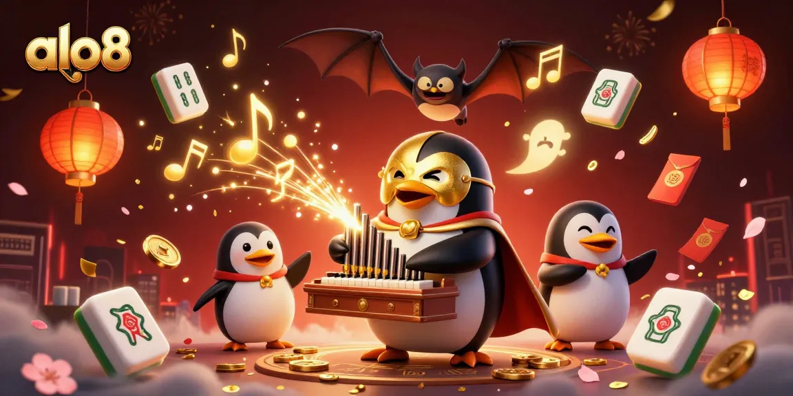 alo8 captures the excitement of a lively casino scene with animated characters and vibrant thematic elements.